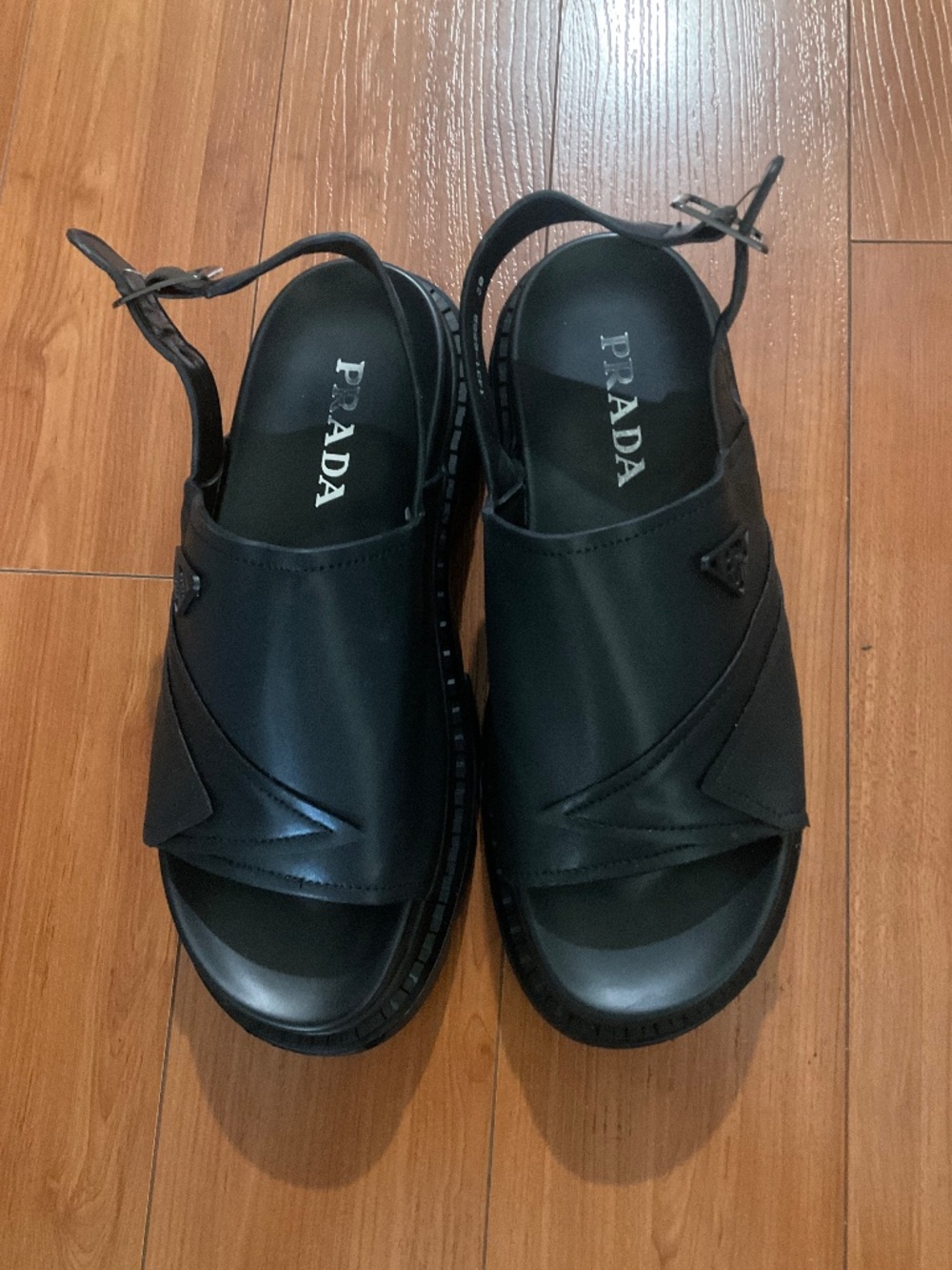 Prada platform sandals